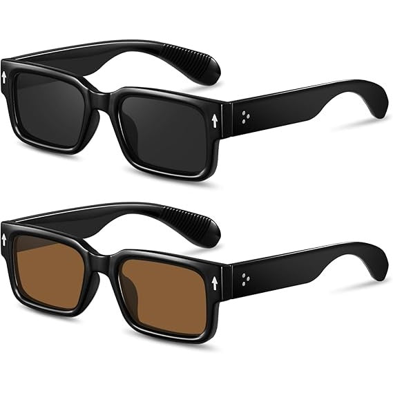Trendy Square Frame UV400 Sunglasses for Men and Women